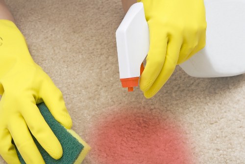 Professional sofa cleaning in a West Brompton living room
